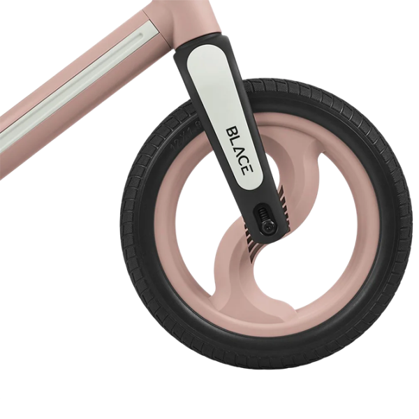 Bicicletă fără pedale KikkaBoo Blace Pink Black Metal / Pentru copii photo 7