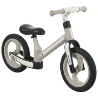 Bicicletă fără pedale KikkaBoo Blace Beige Black Metal / Pentru copii
