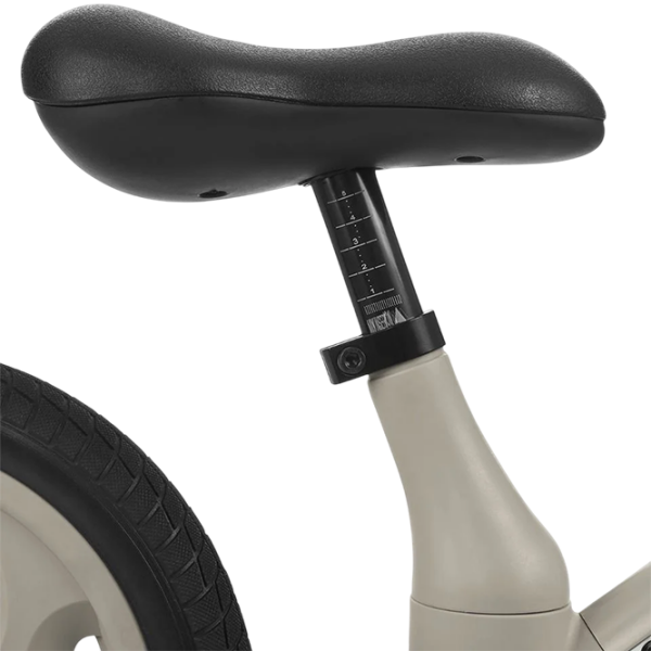 Bicicletă fără pedale KikkaBoo Blace Beige Black Metal / Pentru copii photo 5
