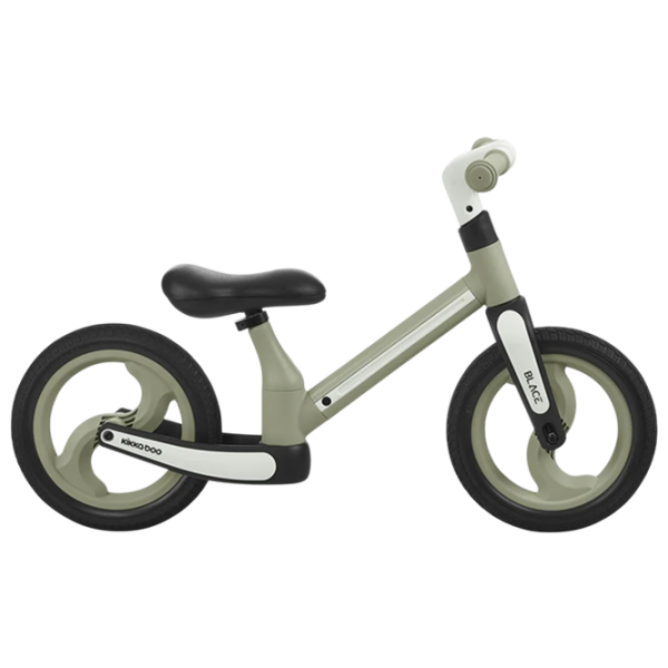 Bicicletă fără pedale KikkaBoo Blace Green Black Metal / Pentru copii photo 3