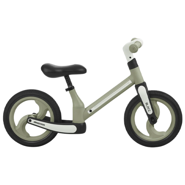 Bicicletă fără pedale KikkaBoo Blace Green Black Metal / Pentru copii photo 4