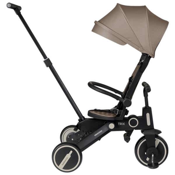 Triciclu KikkaBoo Trix 7in1 Beige  Aluminiu / Pentru copii photo 3