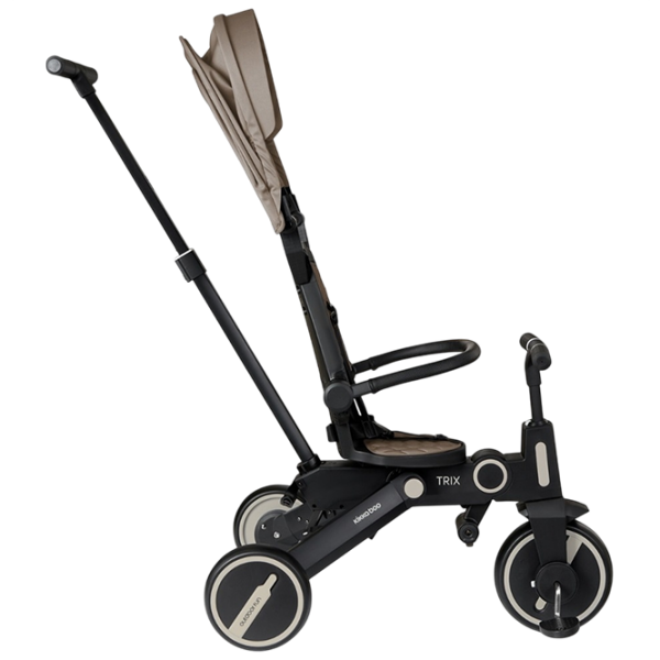 Triciclu KikkaBoo Trix 7in1 Beige  Aluminiu / Pentru copii photo 5