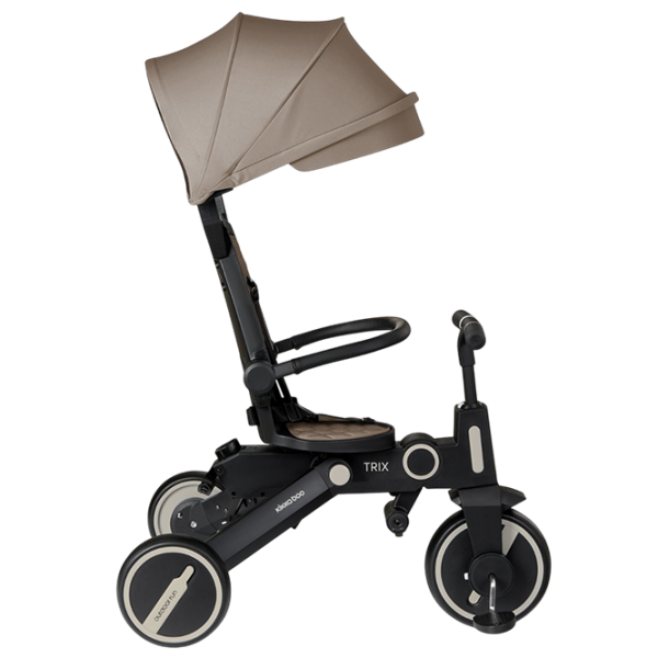 Triciclu KikkaBoo Trix 7in1 Beige  Aluminiu / Pentru copii photo 7