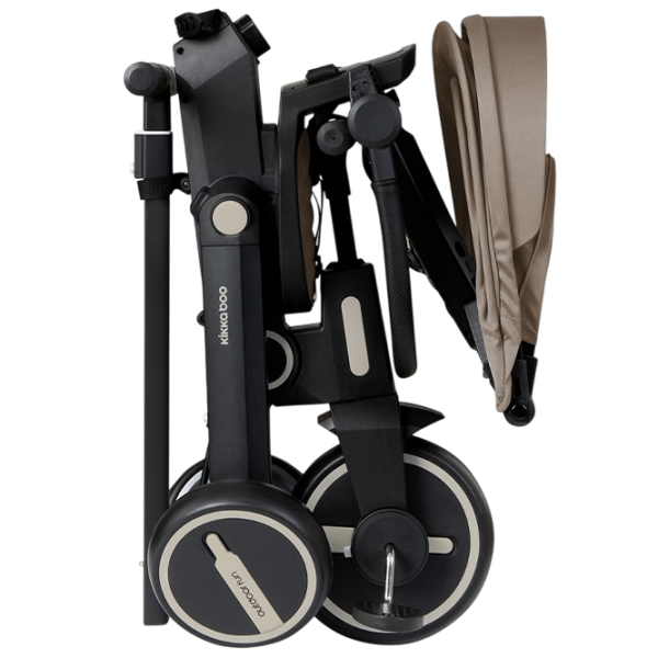 Triciclu KikkaBoo Trix 7in1 Beige  Aluminiu / Pentru copii photo 8