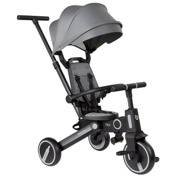 Triciclu KikkaBoo Trix 7in1 Gray  Aluminiu / Pentru copii photo 1