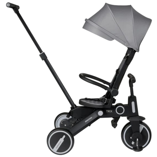 Triciclu KikkaBoo Trix 7in1 Gray  Aluminiu / Pentru copii photo 5