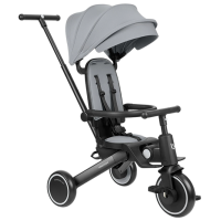 Triciclu KikkaBoo Trix 2 8in1 Gray  Aluminiu / Pentru copii