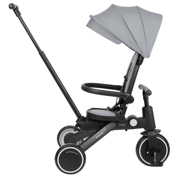 Triciclu KikkaBoo Trix 2 8in1 Gray  Aluminiu / Pentru copii photo 6
