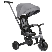 Triciclu KikkaBoo Aluma Gray  Aluminiu / Pentru copii
