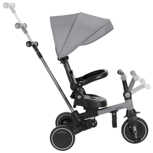 Triciclu KikkaBoo Aluma Gray  Aluminiu / Pentru copii photo 5