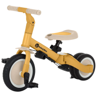 Triciclu Petite&Mars Turbo Yellow  Metal / Pentru copii