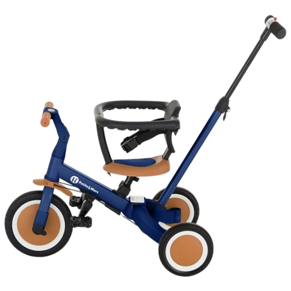 Triciclu Petite&Mars Turbo Blue  Metal / Pentru copii photo 2
