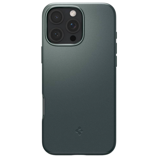 Чехол для смартфона Apple iPhone 16 Pro Max (Thin Fit) Abyss Зеленый Spigen, ТПУ, MagSafe Back