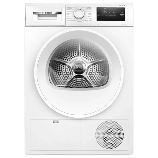 Mașină de uscat rufe Bosch WTH86200PL White 8 kg, E photo 1