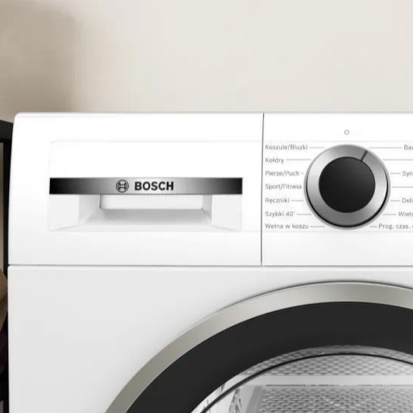 Mașină de uscat rufe Bosch WQG1417EPL White 9 kg, D photo 2