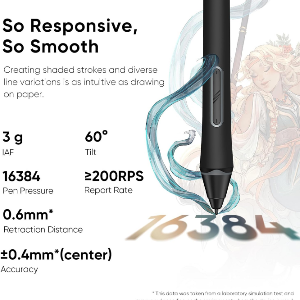 Tabletă grafică XP Pen Artist 15.6 Pro V2 Black A4, 5080 lpi photo 3