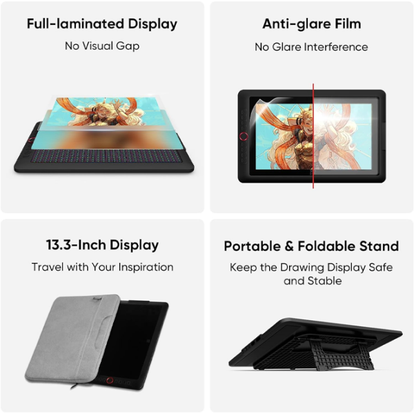 Tabletă grafică XP Pen Artist 13.3 Pro V2 Black A4, 5080 lpi photo 5