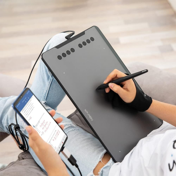Tabletă grafică XP Pen Deco 01 V3 Black A5, 5080 lpi photo 9