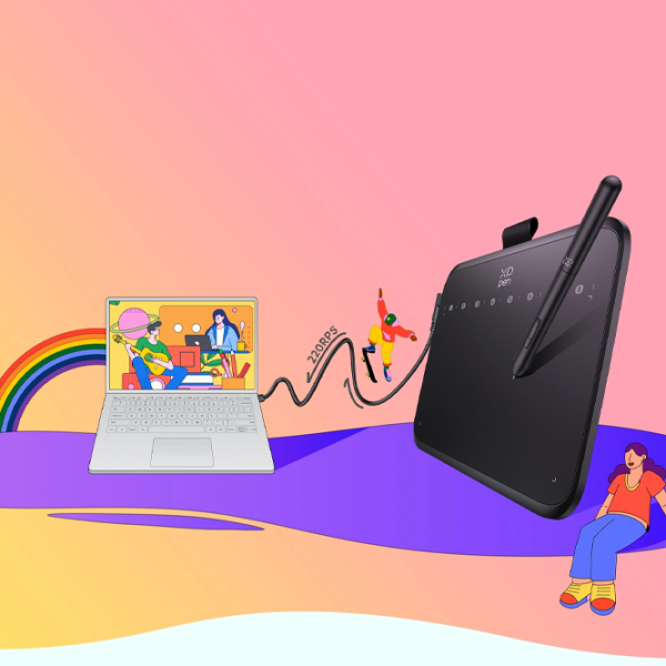 Tabletă grafică XP Pen Deco 640 Black A3, 5080 lpi photo 3