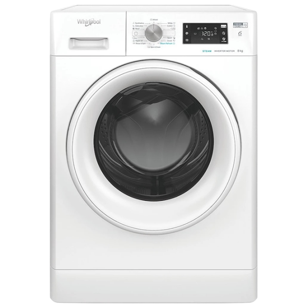 Mașină de spălat Whirlpool FFB 8279 WV EE White 8 kg, 1200 rpm, A photo 1