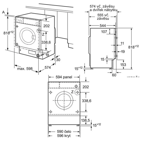 Стиральная машина Bosch WIW24342EU Белый 8 кг, 1200 об/мин, C photo 5