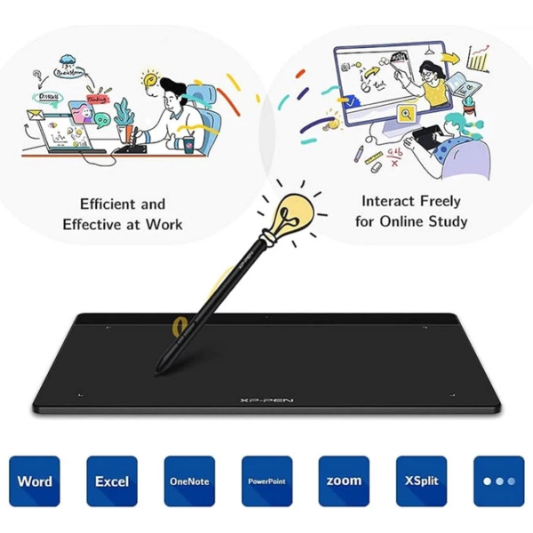 Tabletă grafică XP Pen Deco Fun L Black A5, 5080 lpi photo 3