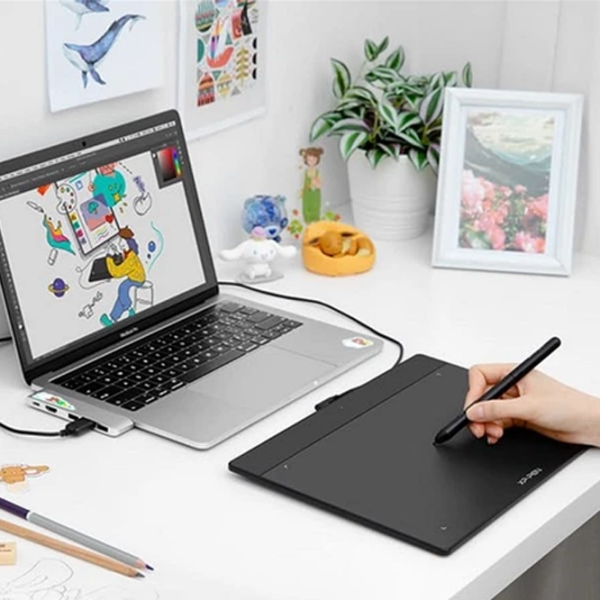 Tabletă grafică XP Pen Deco Fun L Black A5, 5080 lpi photo 4