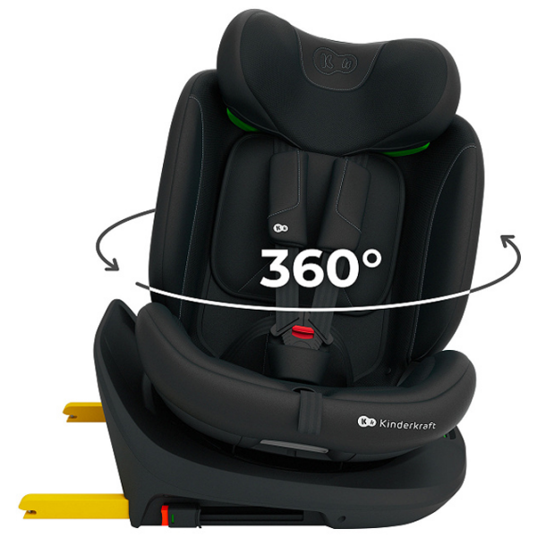 Scaun auto KinderKraft I-GROW 2 PLUS 5902533929849 Black 0 luni - 12 ani, 36 kg photo 3