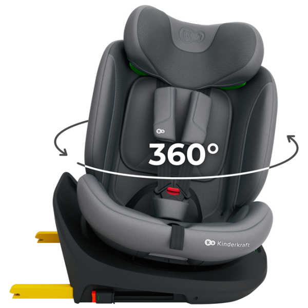 Scaun auto KinderKraft I-GROW 2 PLUS 5902533929849 Gray 0 luni - 12 ani, 36 kg photo 3