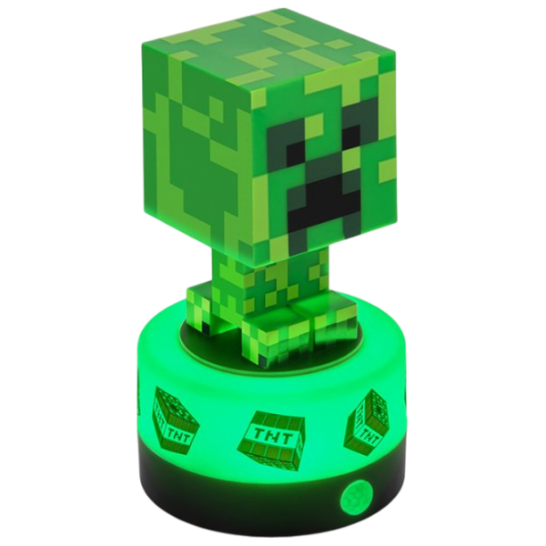 Lampă LED Paladone Minecraft Creeper Room Guard Green Baterie photo 1