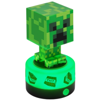 Lampă LED Paladone Minecraft Creeper Room Guard Green Baterie