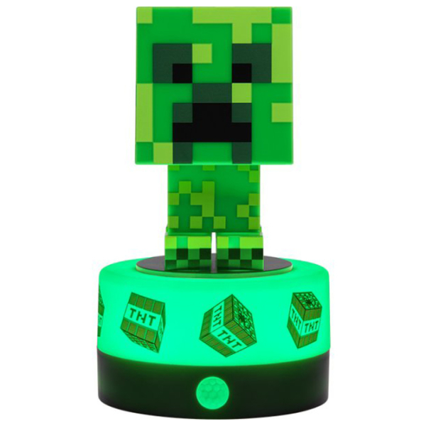 Lampă LED Paladone Minecraft Creeper Room Guard Green Baterie photo 2