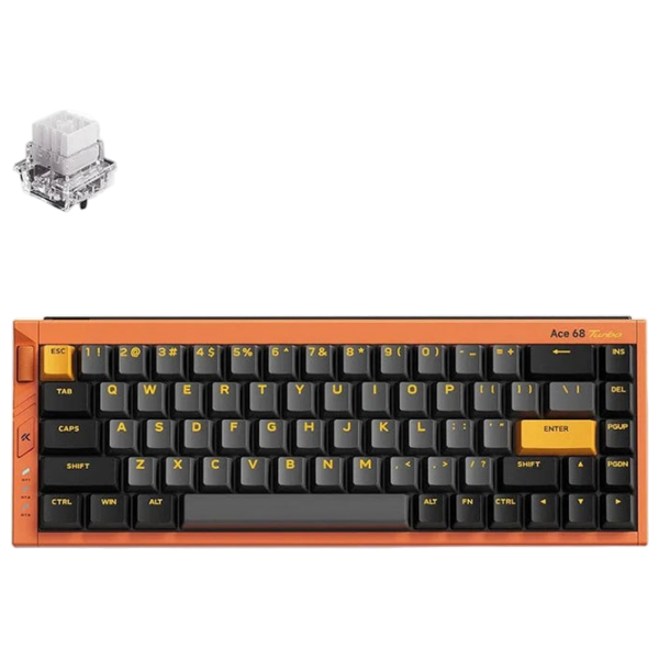 Клавиатура Mchose Ace 68 Turbo Оранжевый Игровой, Беспроводные photo 2