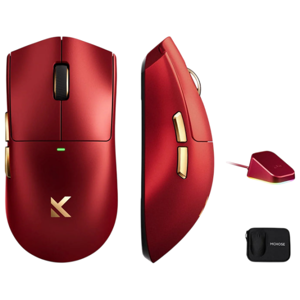 Мышь Mchose K7 Ultra S Красный Беспроводные / 42000 dpi photo 4