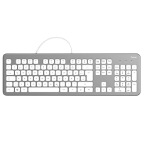 Tastatură Hama KC-700 Silver Home and Office, Cu fir