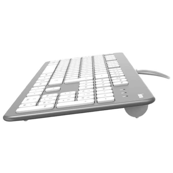 Tastatură Hama KC-700 Silver Home and Office, Cu fir photo 3