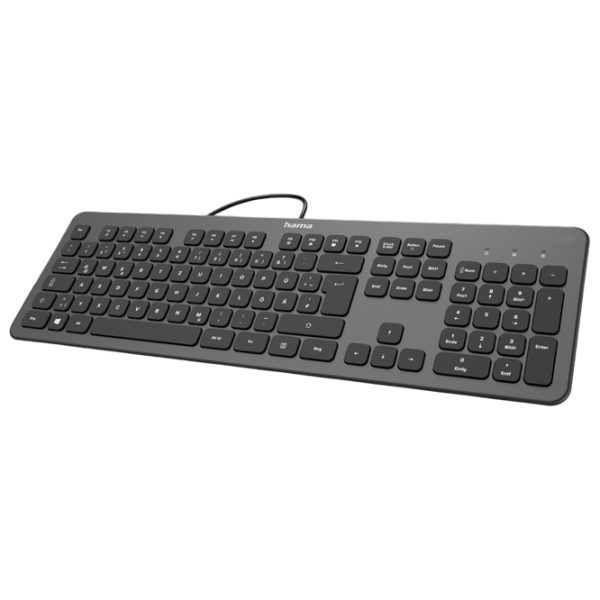 Tastatură Hama KC-700 Anthracite Home and Office, Cu fir photo 5