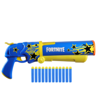 Blaster Nerf Fortnite Half Tone Hero F8947 Blue cu patroane, Săgeți, 8+