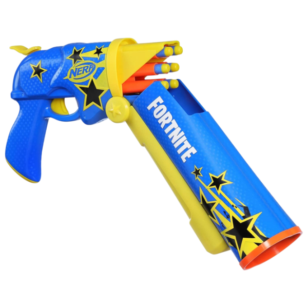 Blaster Nerf Fortnite Half Tone Hero F8947 Blue cu patroane, Săgeți, 8+ photo 2