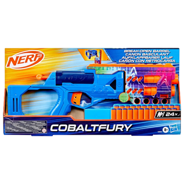 Blaster Nerf Cobaltfury N1 G2864 Blue cu patroane, Săgeți, 6+ photo 3