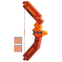 Arc Nerf Bow Minecraft G1120 Brown cu patroane, Săgeți, 3+