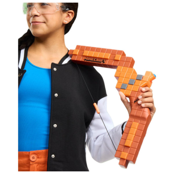 Arc Nerf Bow Minecraft G1120 Brown cu patroane, Săgeți, 3+ photo 2