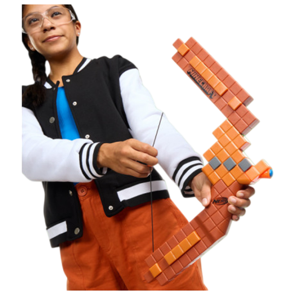 Arc Nerf Bow Minecraft G1120 Brown cu patroane, Săgeți, 3+ photo 3