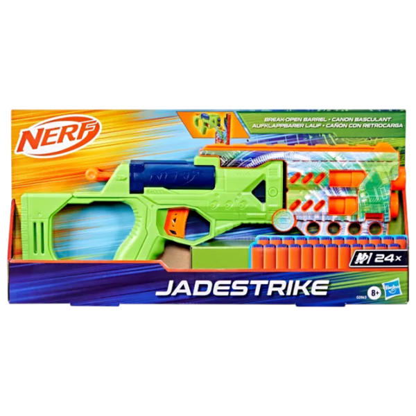 Blaster Nerf Jadestrike G2863 Green cu patroane, Săgeți, 8+ photo 3