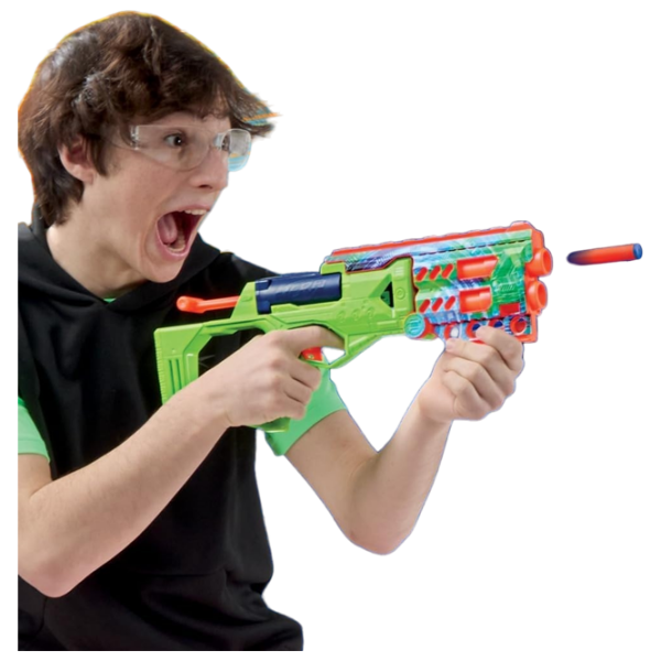 Blaster Nerf Jadestrike G2863 Green cu patroane, Săgeți, 8+ photo 6