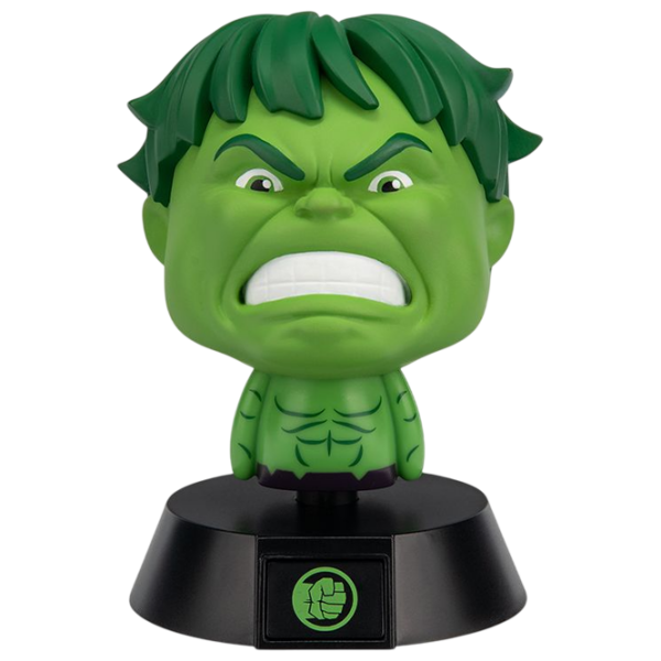 Lampă LED Paladone Marvel Hulk Icon Green Baterie photo 1