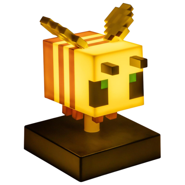 Lampă LED Paladone Minecraft Bee Icon Yellow Baterie photo 3