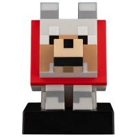 Lampă LED Paladone Minecraft Wolf Icon Gray Baterie