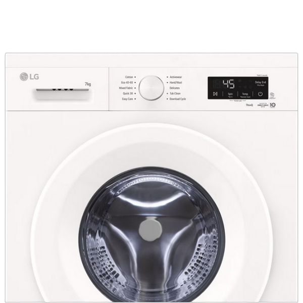 Стиральная машина LG F2X10S7NWH Белый 7 кг, 1200 об/мин, A photo 5